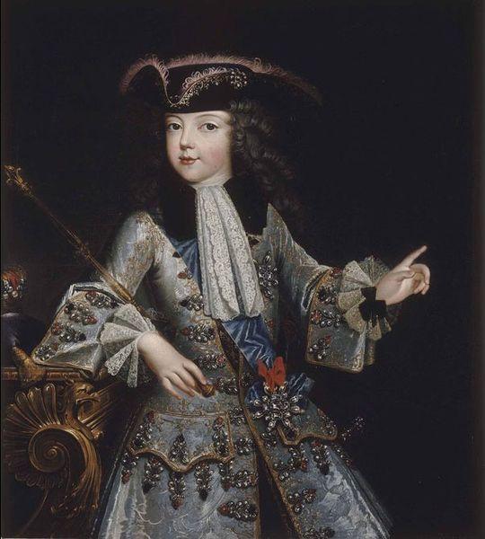unknow artist Portrait of a young Louis XV of France oil painting image